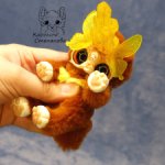 Хрустальный Ниппи - коричневый