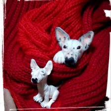 Брошь Бультерьер