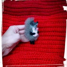 Брошь Ёжик в тумане