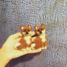 Брошки сиба ину