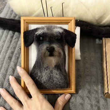 Портрет в процессе