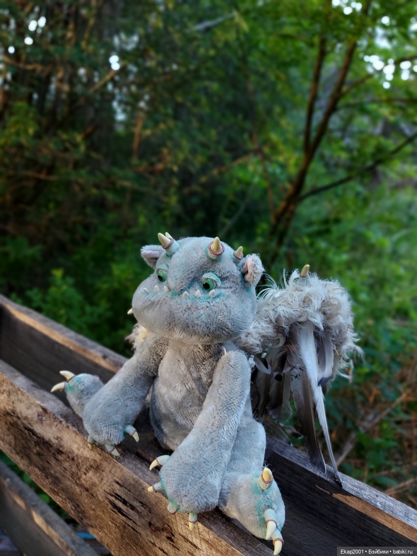 Химмнешкур анди — Игрушки в смешанной технике (мех и глина): Арт (фото 3)