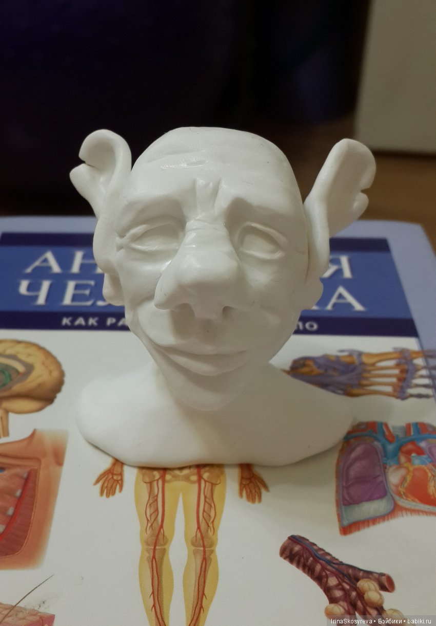 Первый опыт куколок из пластики "Фимо" (фото 10)