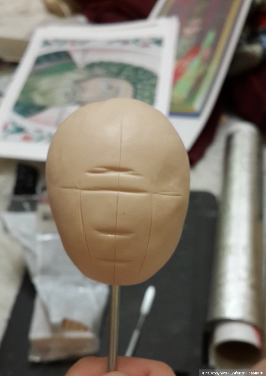 Первый опыт куколок из пластики "Фимо" (фото 5)