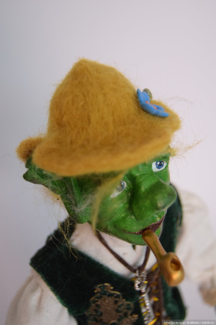 Первый опыт куколок из пластики "Фимо"