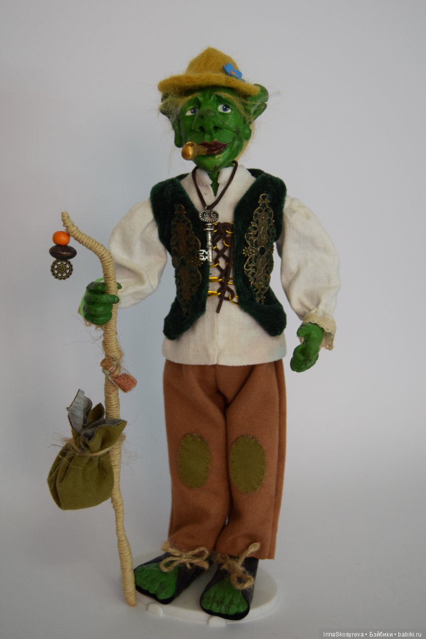 Первый опыт куколок из пластики "Фимо"