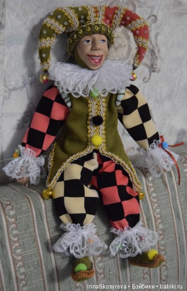 Первый опыт куколок из пластики "Фимо" (фото 9)