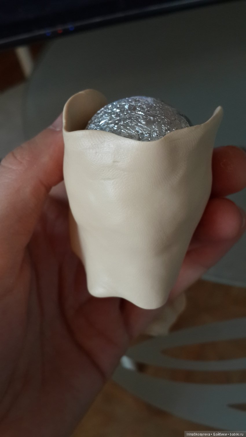 Первый опыт куколок из пластики "Фимо" (фото 3)