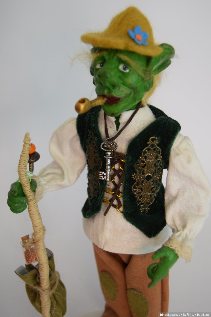 Первый опыт куколок из пластики "Фимо"