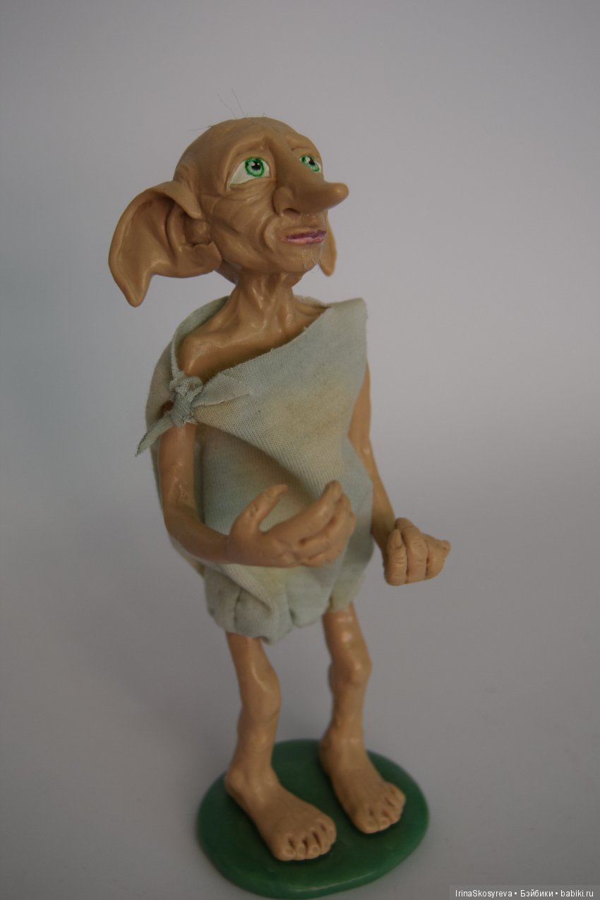 Первый опыт куколок из пластики "Фимо"