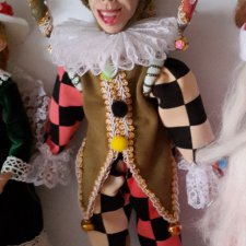 Первый опыт куколок из пластики "Фимо"