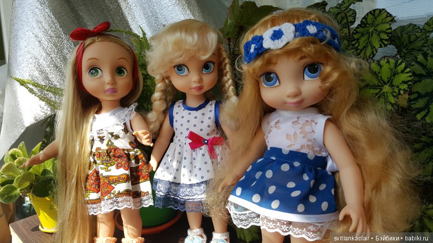 Мои девчата Анимашки — Куклы Disney Animators и Принцессы Диснея: Disney Store