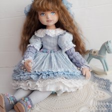 Наташа. Моя первая  текстильная кукла