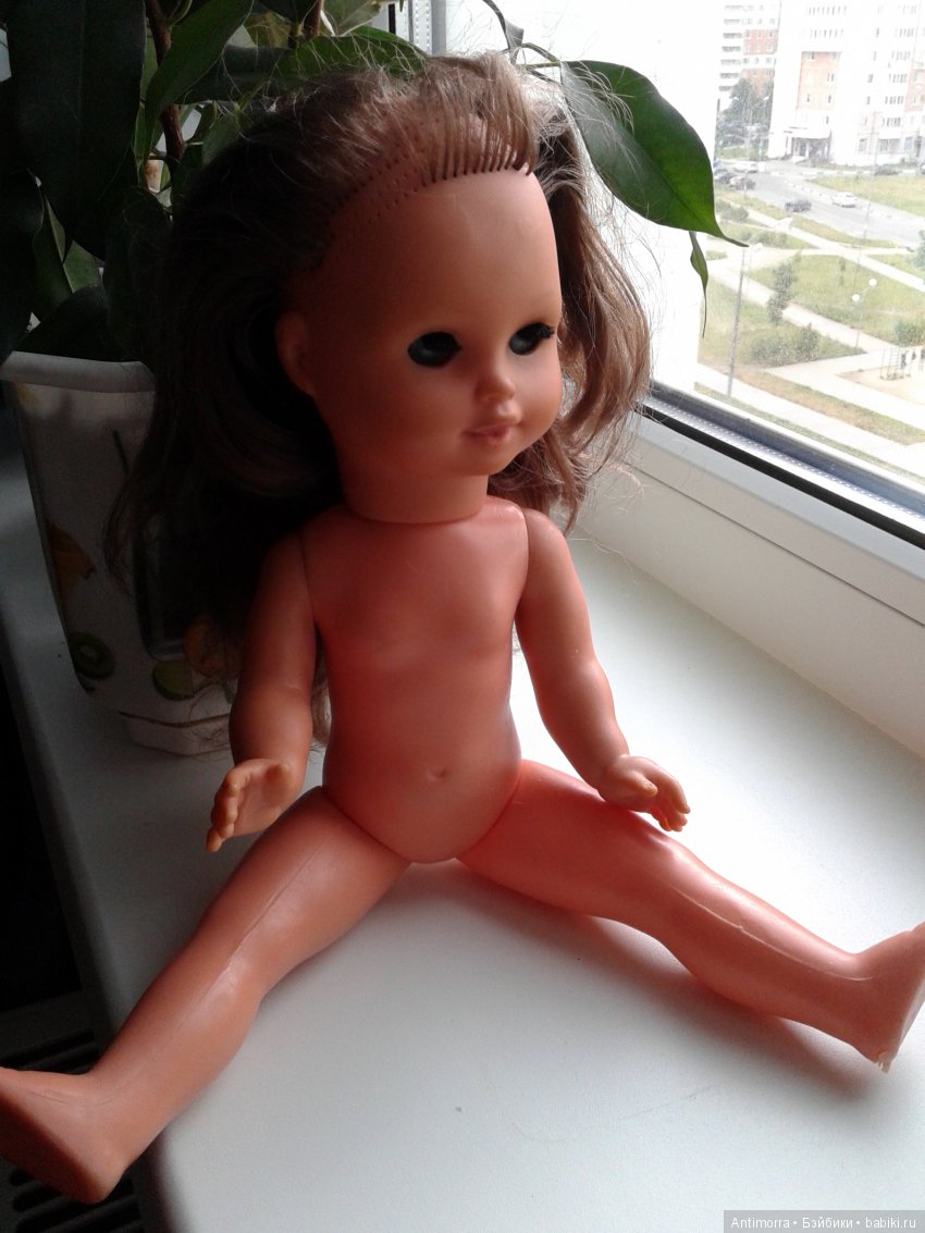 Сестрички встретились — Ремонт кукол СССР и ГДР (немок): чернота (фото 2)