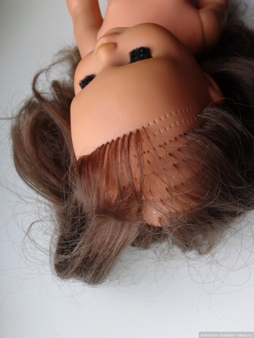 Сестрички встретились — Ремонт кукол СССР и ГДР (немок): чернота (фото 3)