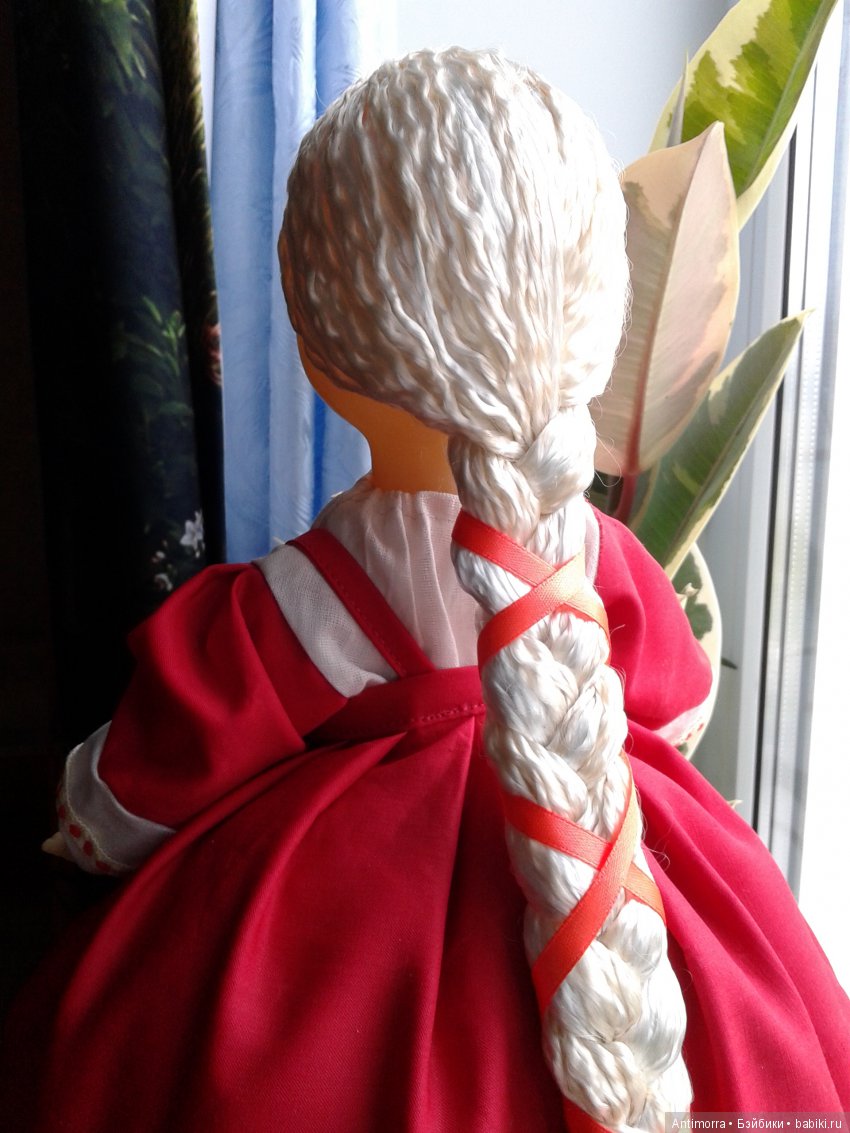Кукла-грелка — Реставрация и преображение кукол: ремонт (фото 5)