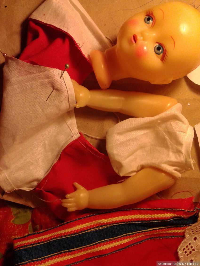 Кукла-грелка — Реставрация и преображение кукол: ремонт (фото 3)