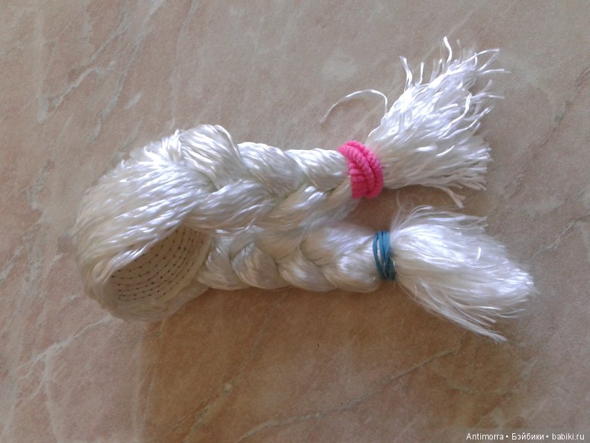 Парочка шарнирок — Перепрошивка волос и восстановление париков: МК (фото 5)