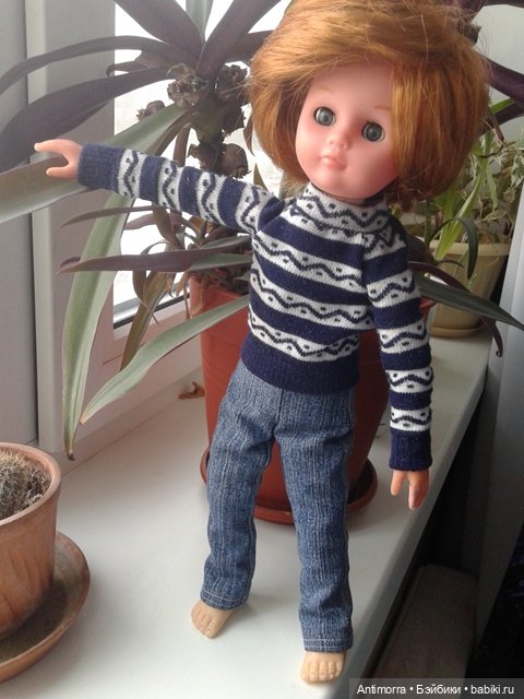 Кукла из "остатков" — Реставрация и преображение кукол: ремонт (фото 7)