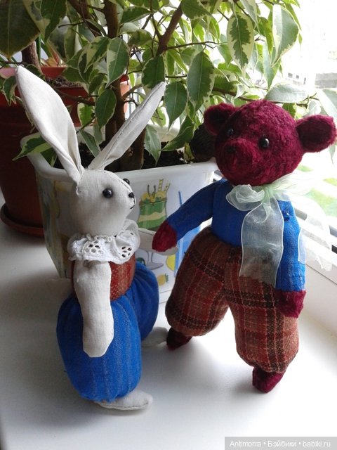 Игрушки для старой куклы — Текстильные игрушки и примитивы: кофейные (фото 4)