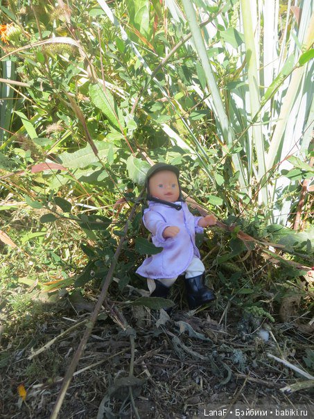 Весна в душе, а за окном морозы или прогулка с mini baby born