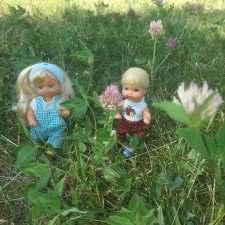 Ах, эти забавные малыши роузбадики! ( rosebud от Mattel))