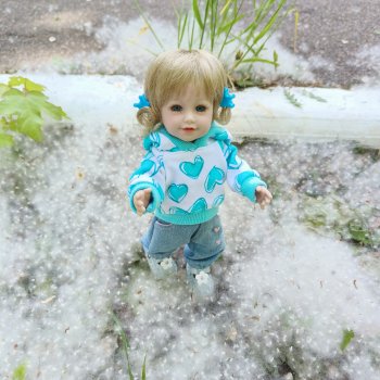 Майский солнечный день...Элинкины прогулки (мини Адора Друзья Сэнди mini Adora)