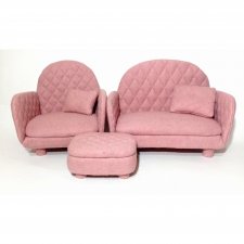 Комплект мебели : диван, кресло + банкетка ЦЕНА СНИЖЕНА 1500р