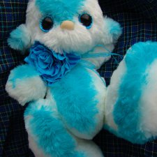 Вот так получилось доделать Мишку Лазурного