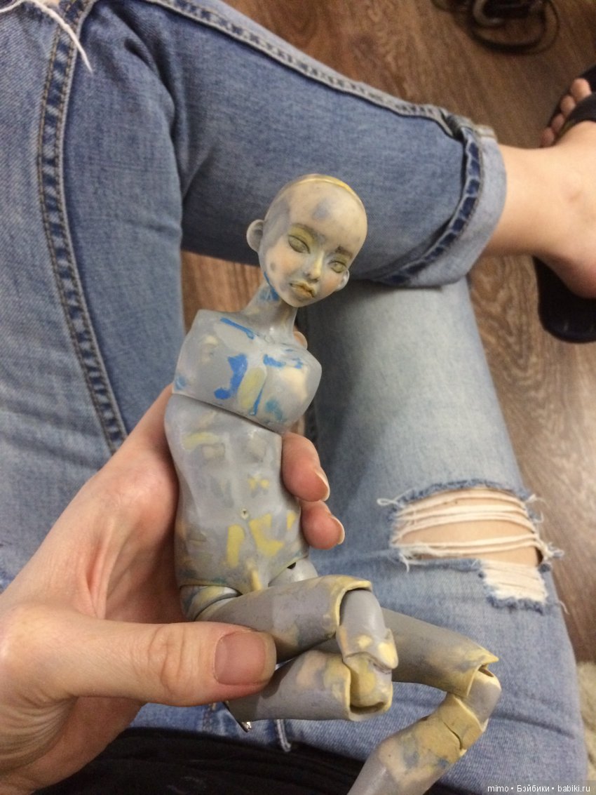 Мастермодель процесс лепки. Молд OscarPak. Автор Кочнева Марина