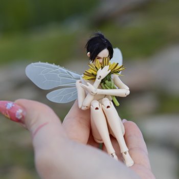 В обнимку с одуванчиками