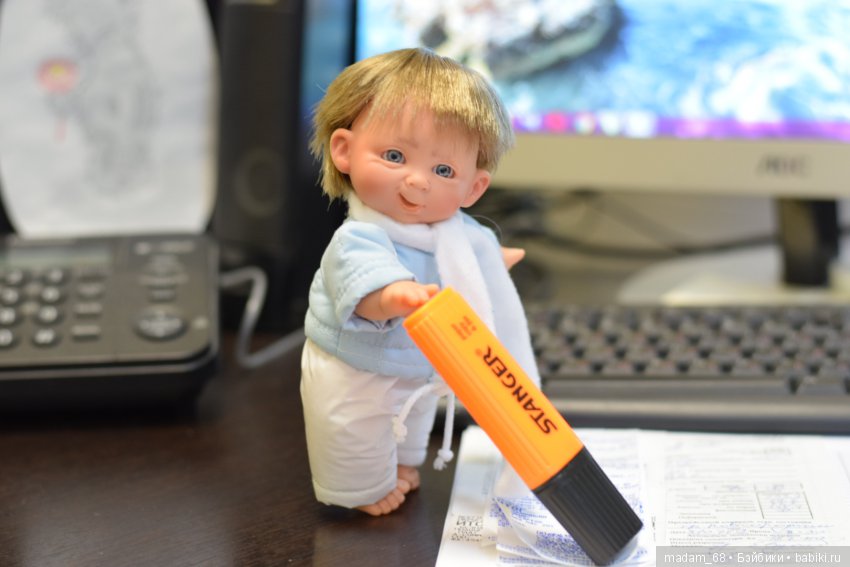 Пашка на работе — Куклы Magic Baby (Lamagik): характерные (фото 3)