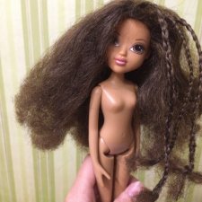 Экспресс реанимация волос куклы Мокси