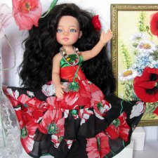 Зимний сон про алые маки на снегу