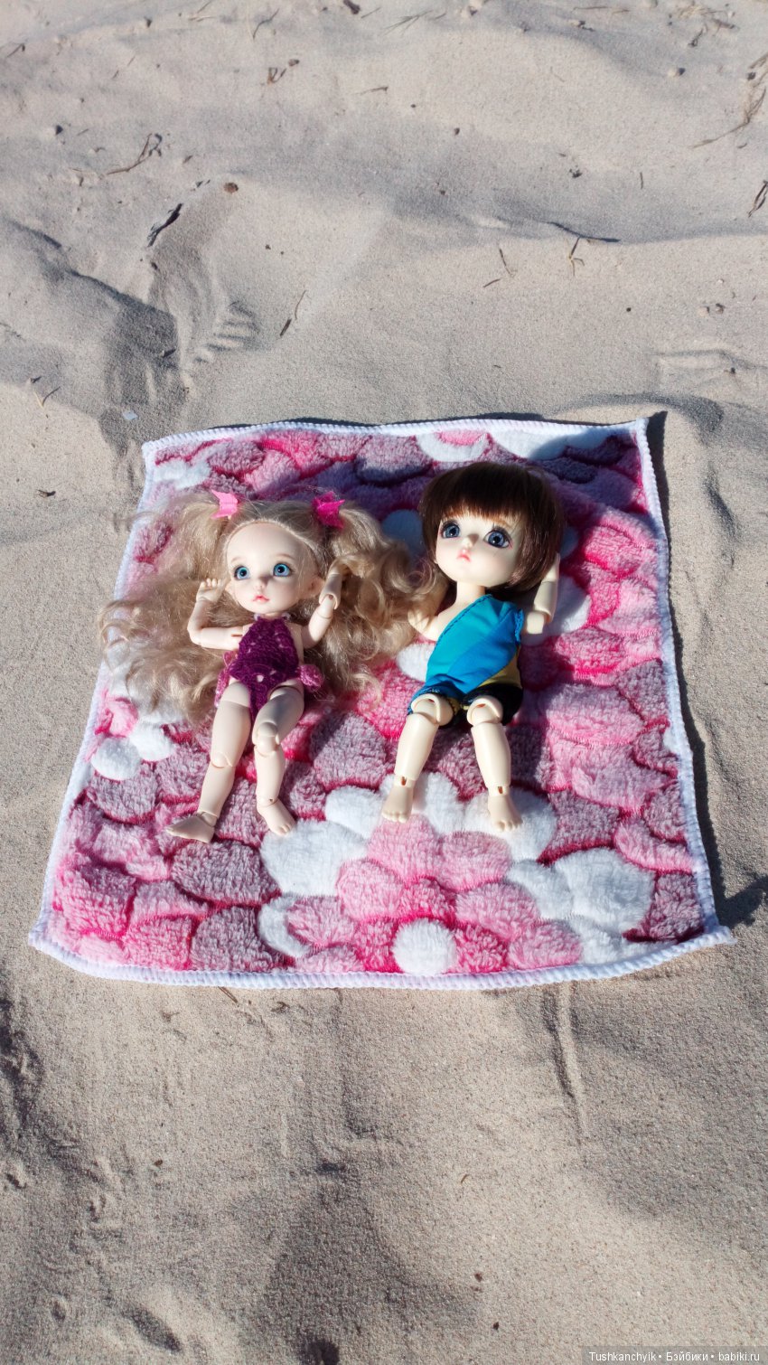 Каролинка и Марик. Отпуск. Пляж. (ч.8)