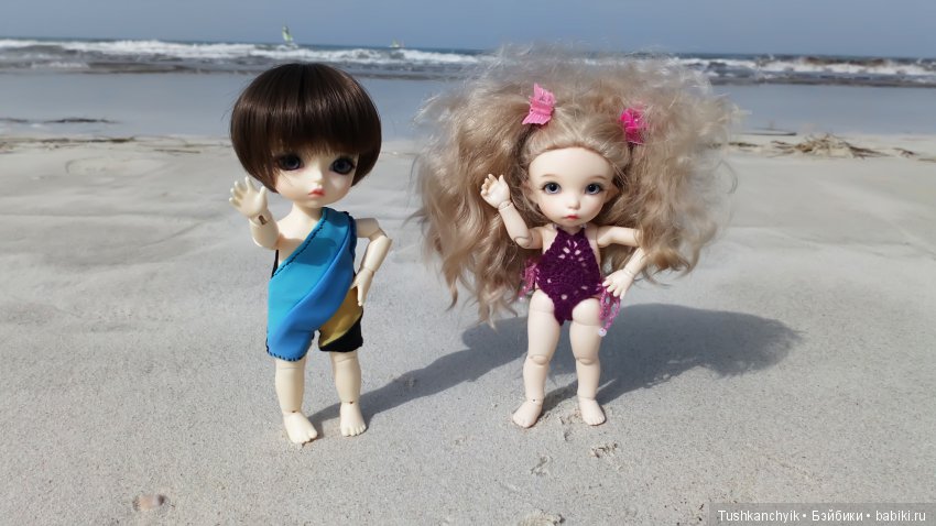 Каролинка и Марик. Отпуск. Пляж. (ч.8)