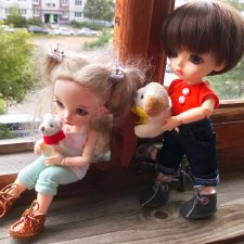 Каролинка и Марик. Маленькая шкода и Новая игрушка, или как с Каролинкой чуть не случилась беда