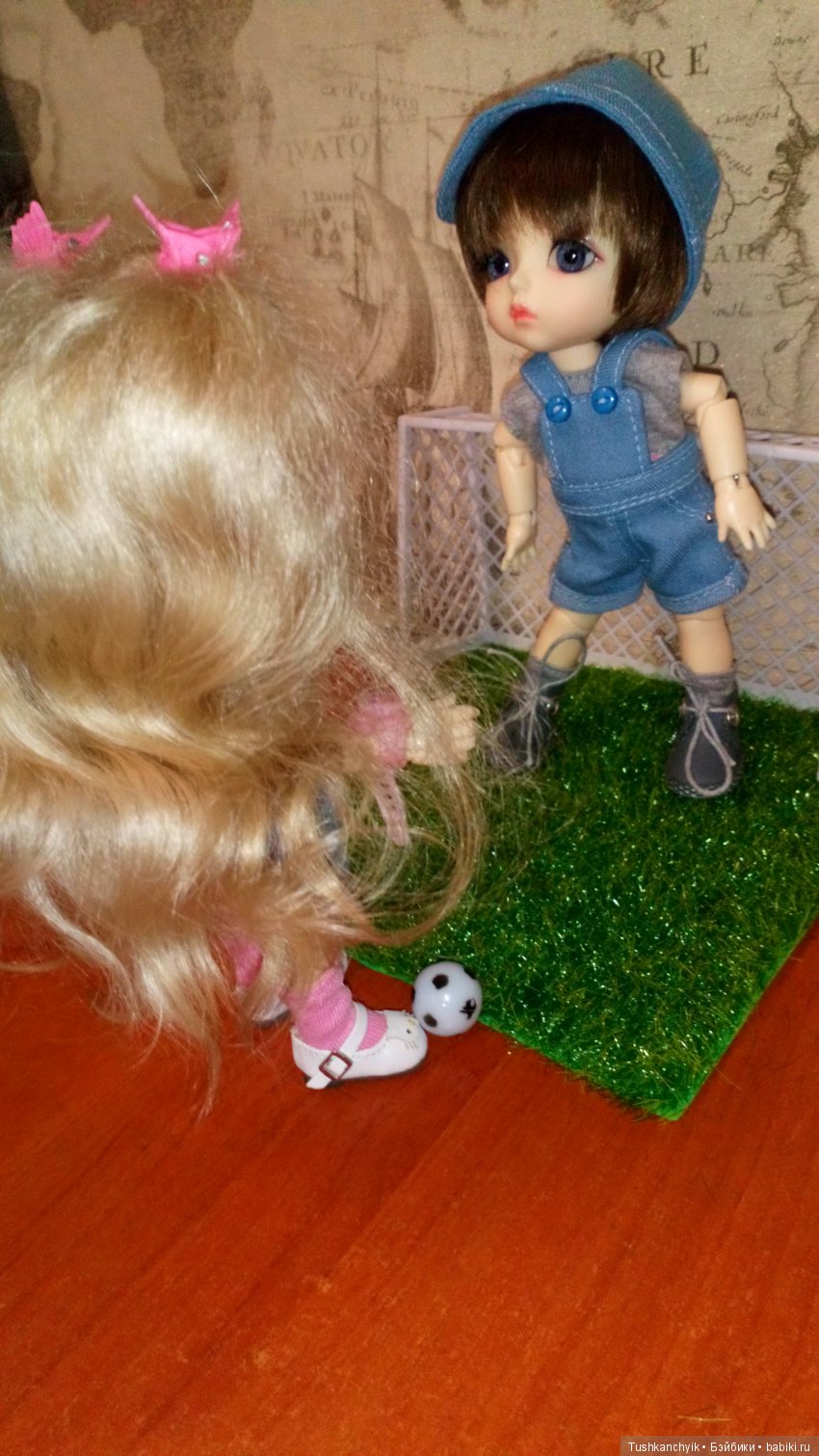 Каролинка и Марик. Кто у нас тут футболист (фото 8)