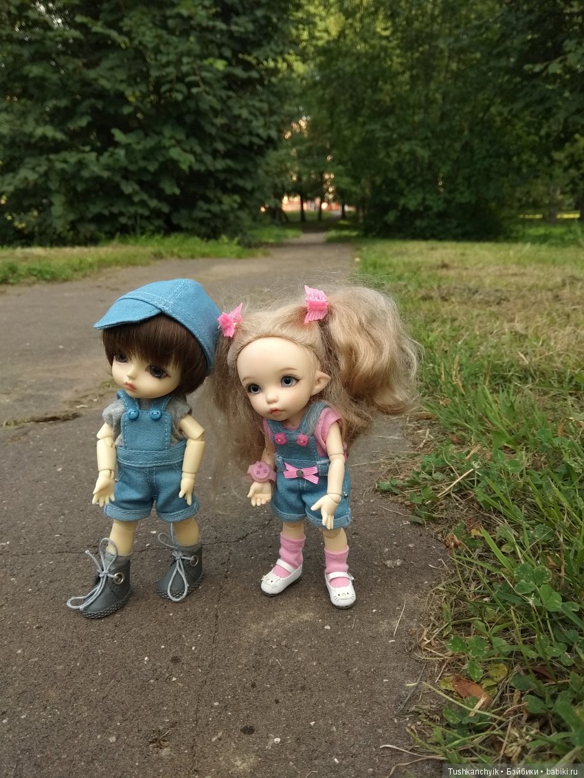 Каролинка и Марик. Дождь 2. или, наконец-то, немножко погуляли