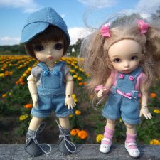 Каролинка и Марик. Парк. Опять не получилось