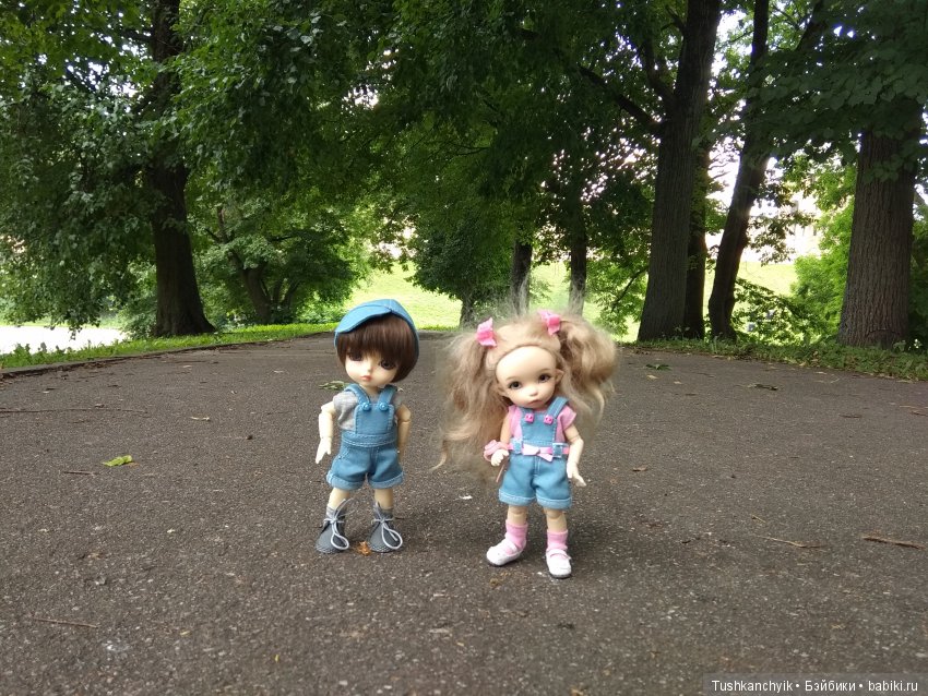 Каролинка и Марик. Парк — Куклы Fairyland (ФэйриЛэнд): BJD (БЖД) (фото 4)