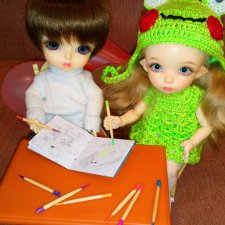 Каролинка и Марик. После Дня рождения: Подарки. И спектакль-сказка))