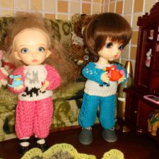 Каролинка и Марик. Мастер-класс с "Президентом" .