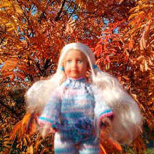 Осень с Ланочкой-миниамериканочкой