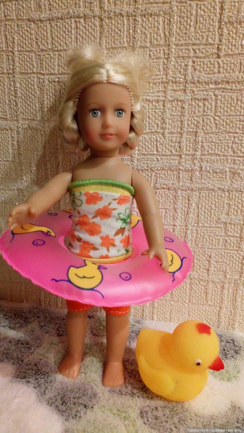Лана и Кая. American girl mini. Бассейн (фото 7)