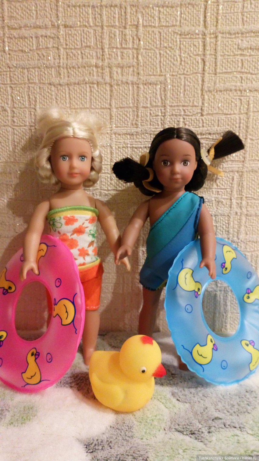 Лана и Кая. American girl mini. Бассейн (фото 4)