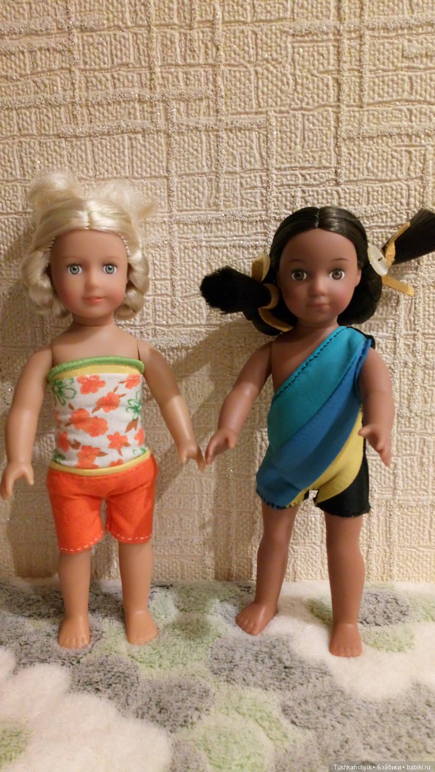 Лана и Кая. American girl mini. Бассейн (фото 2)