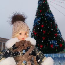 Как Настя ёлку смотреть собиралась