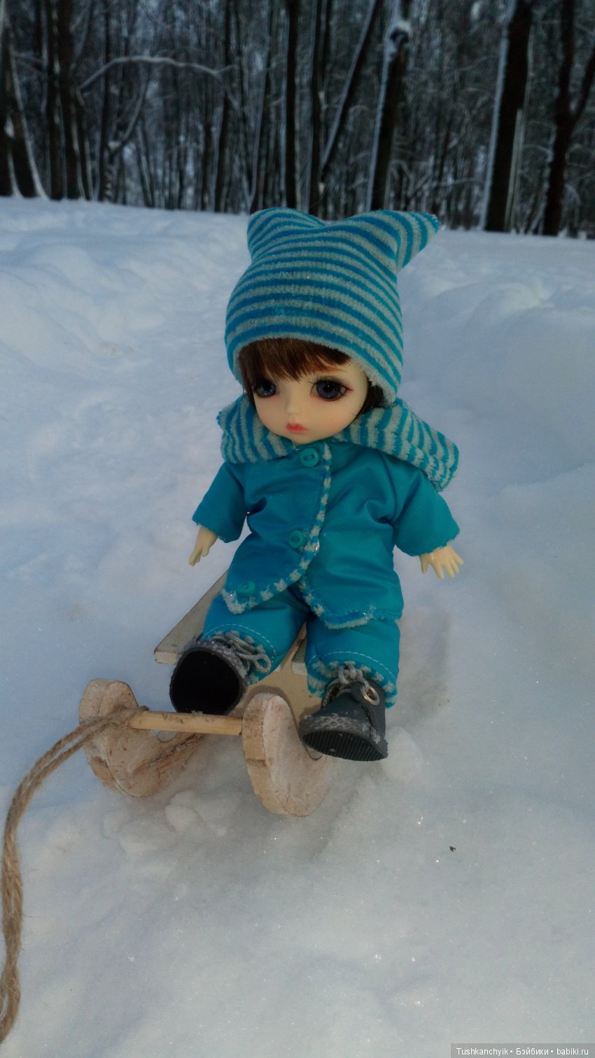 Каролинка и Марик. Зимняя прогулка | Бэйбики Каролинка и Марик. Зимняя прогулка (фото 9)