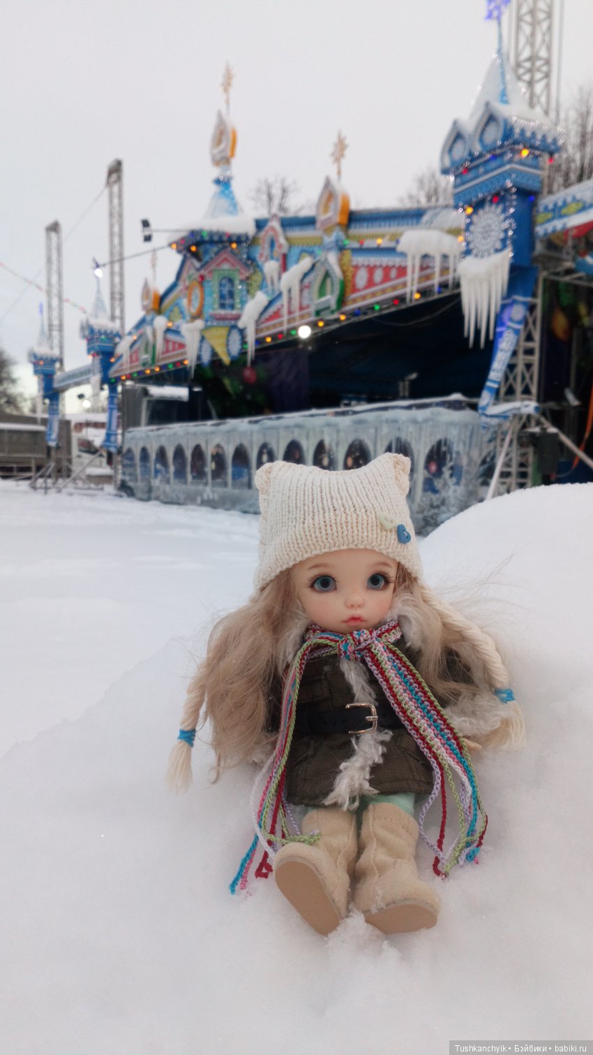 Каролинка и Марик. Зимняя прогулка | Бэйбики Каролинка и Марик. Зимняя прогулка